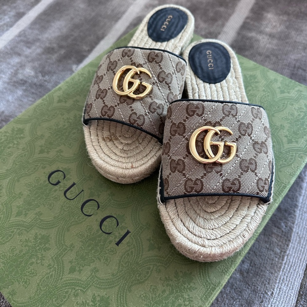 Gucci sandals worn 2 times only